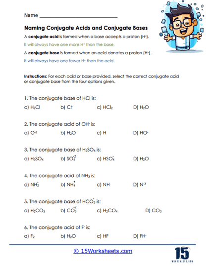 Acids and Bases Worksheet: Master Chemistry Concepts Easily