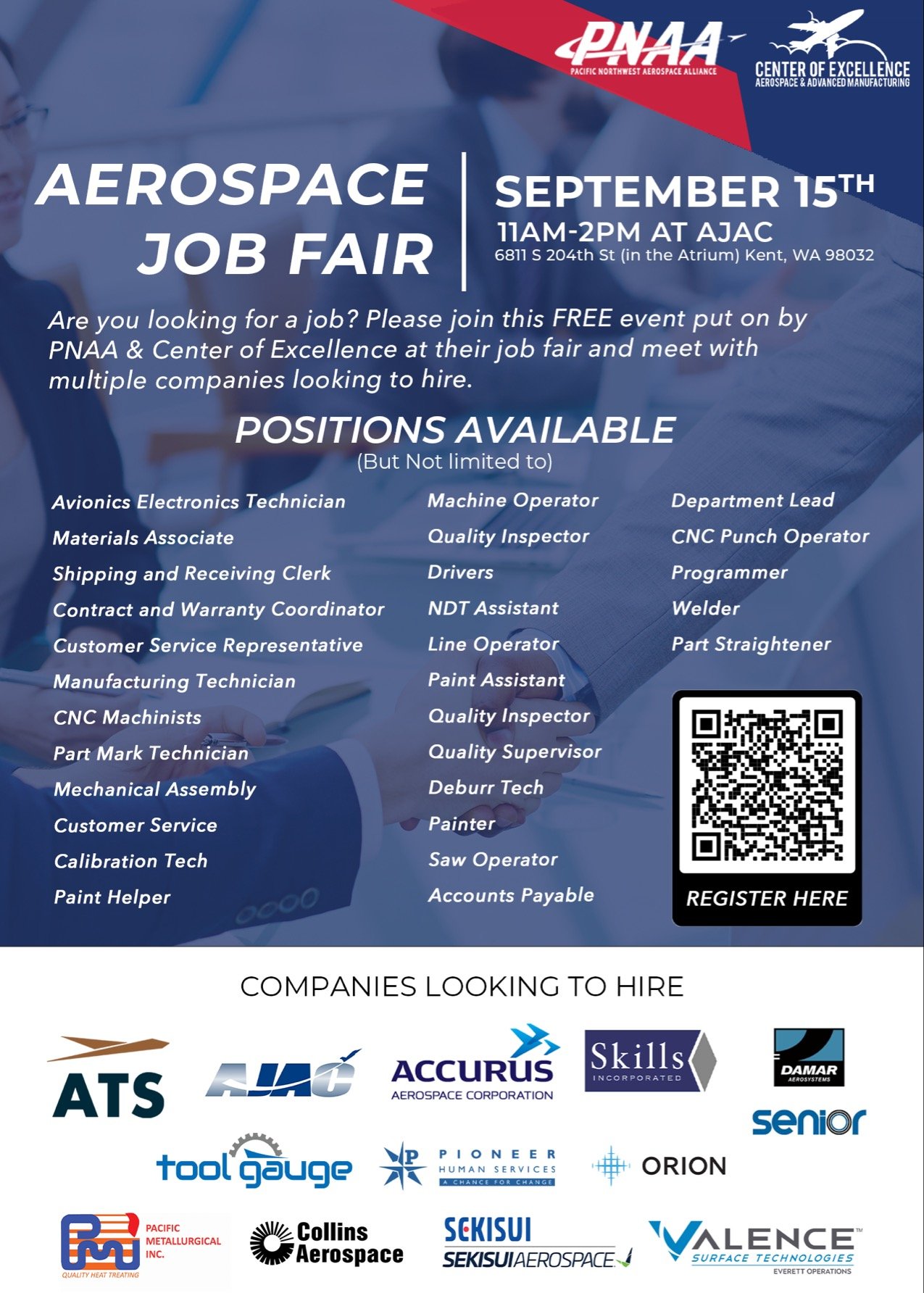 Aerospace Job Fair Center Of Excellence For Aerospace And Advanced Aerospace Job Fair Center Of Excellence For Aerospace And Advanced