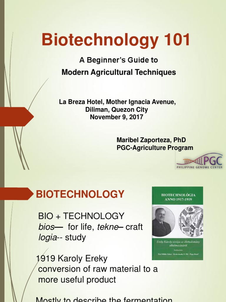 Biotechnology 101 A Beginner S Guide Biotechnology 101 A Beginner S Guide