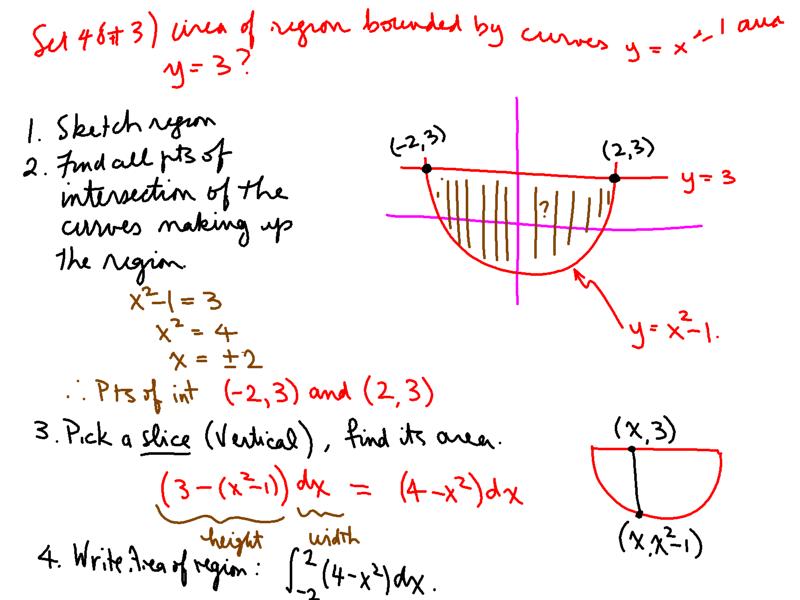 Calculus I Area Between Curves Calculus I Area Between Curves