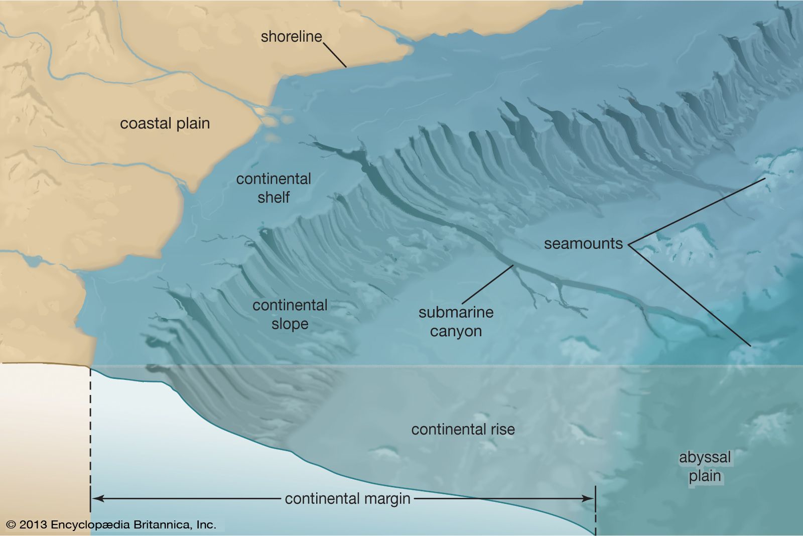 Continental Rise Map Continental Rise Map
