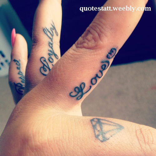 50 Inspirational Finger Tattoo Quotes for Minimalists