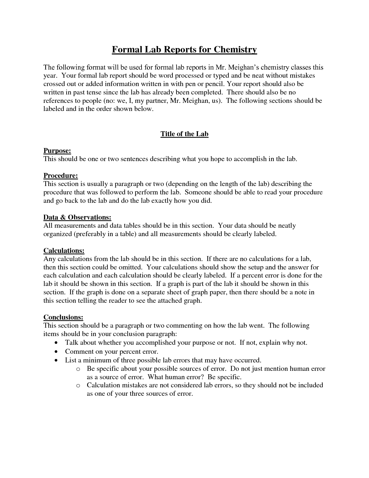 Formal Lab Report Template Unique 12 Formal Lab Report Chemistry Formal Lab Report Template Unique 12 Formal Lab Report Chemistry