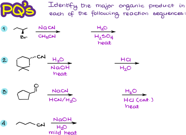 Hydrolysis Of Nitriles Organic Chemistry Tutor Hydrolysis Of Nitriles Organic Chemistry Tutor