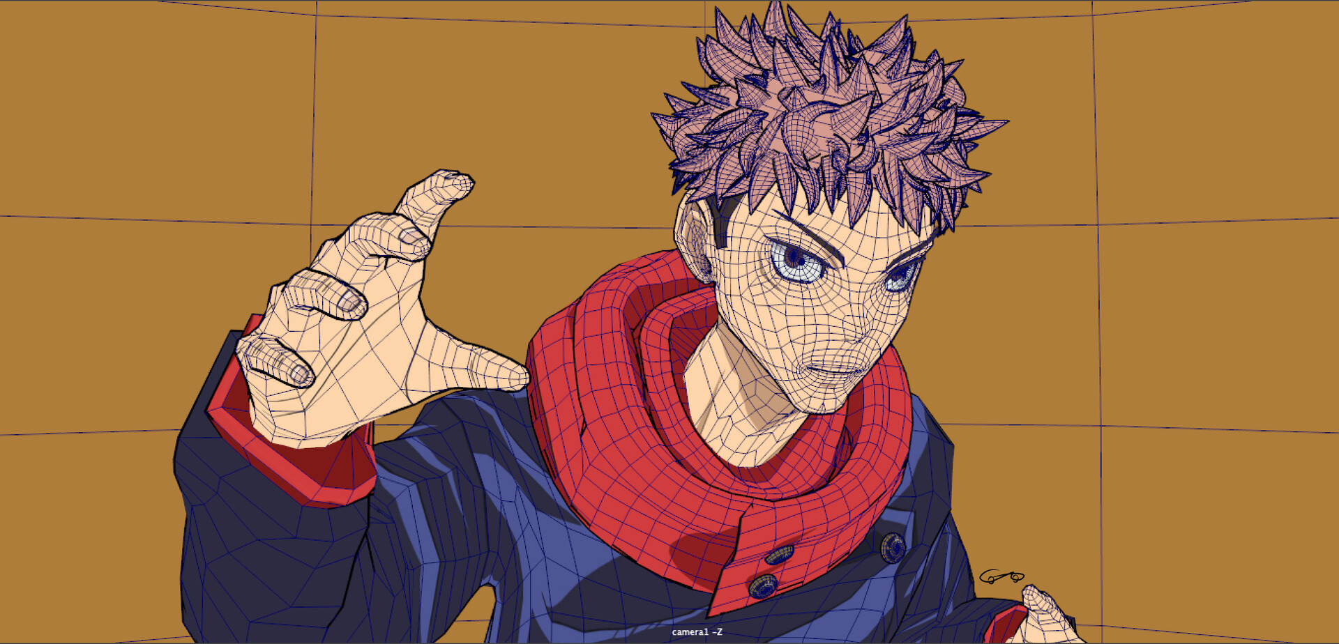 Itadori Yuji Jujutsu Kaisen 3D Model By Ilham45 Itadori Yuji Jujutsu Kaisen 3D Model By Ilham45