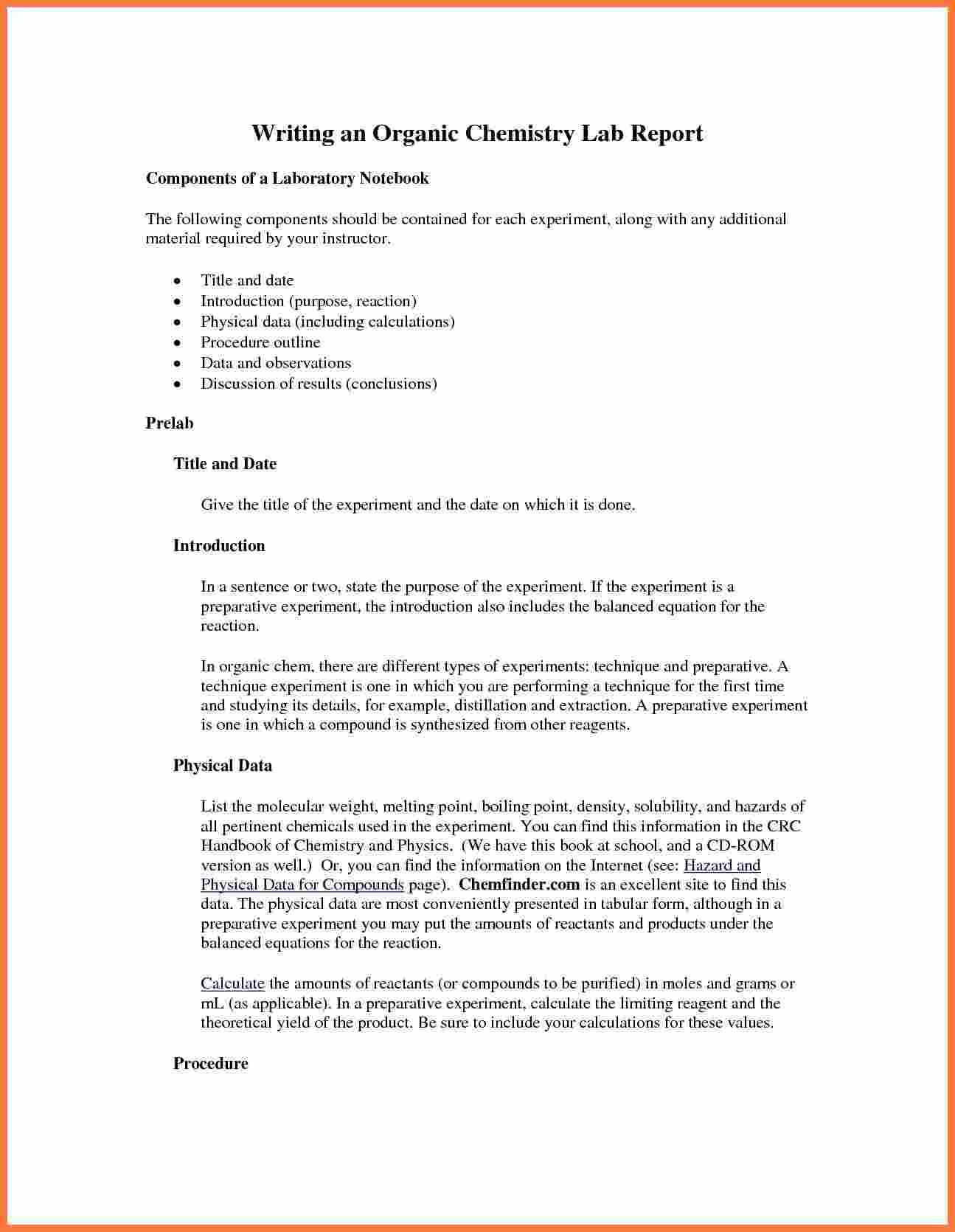 Chemistry Lab Report Example: Clear & Concise Guide