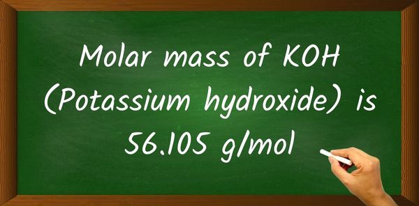 Molar Mass Molecular Weight Of Koh Potassium Hydroxide Youtube Molar Mass Molecular Weight Of Koh Potassium Hydroxide Youtube