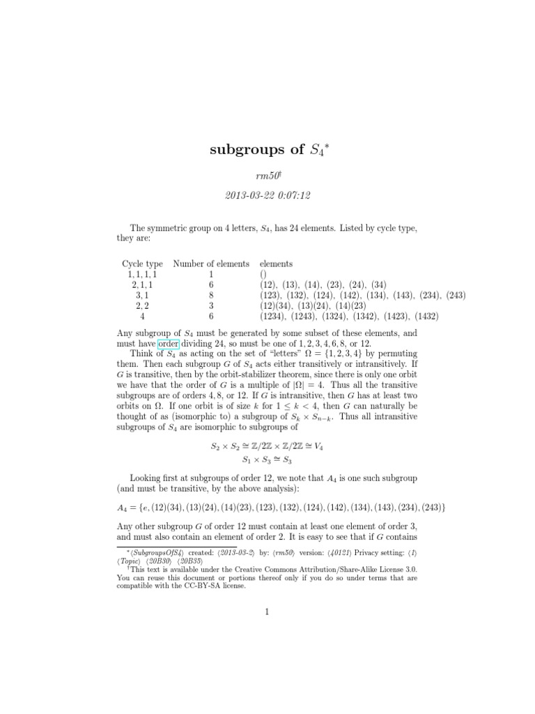 Normal Subgroups of S2: A Concise Overview