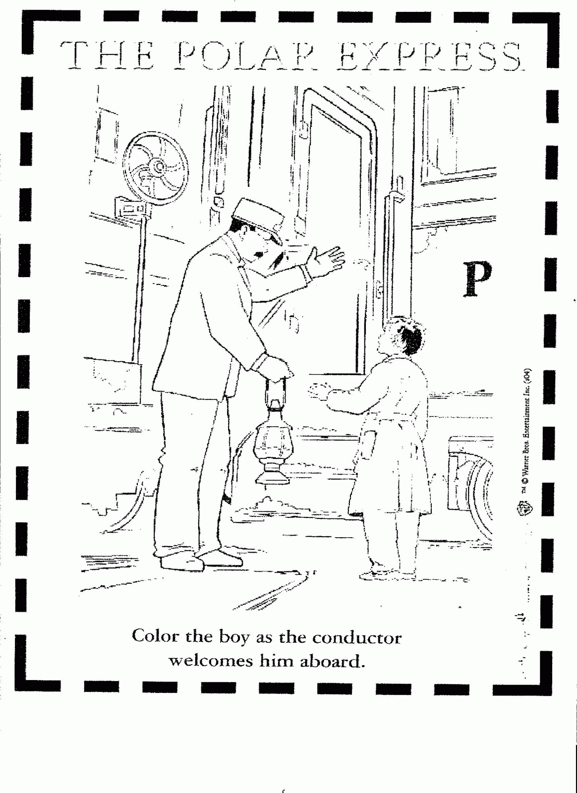 Polar Express Coloring Pages: Free Printable Fun!