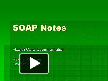 Ppt Soap Notes Other Progress Notes Powerpoint Presentation Id Ppt Soap Notes Other Progress Notes Powerpoint Presentation Id