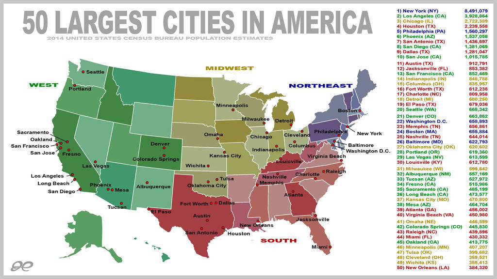 Ranking The Decline And Growth Of America S 50 Largest Cities Ranking The Decline And Growth Of America S 50 Largest Cities