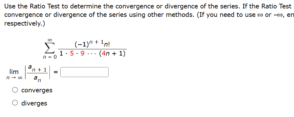 Ratio Test for Convergence: Quick Guide