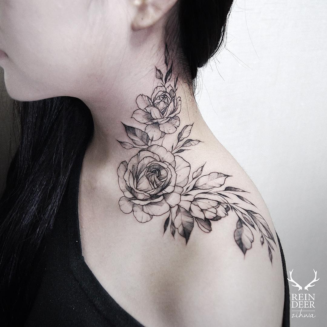 Elegant Rose Neck Tattoo Ideas: Inspiration & Trends