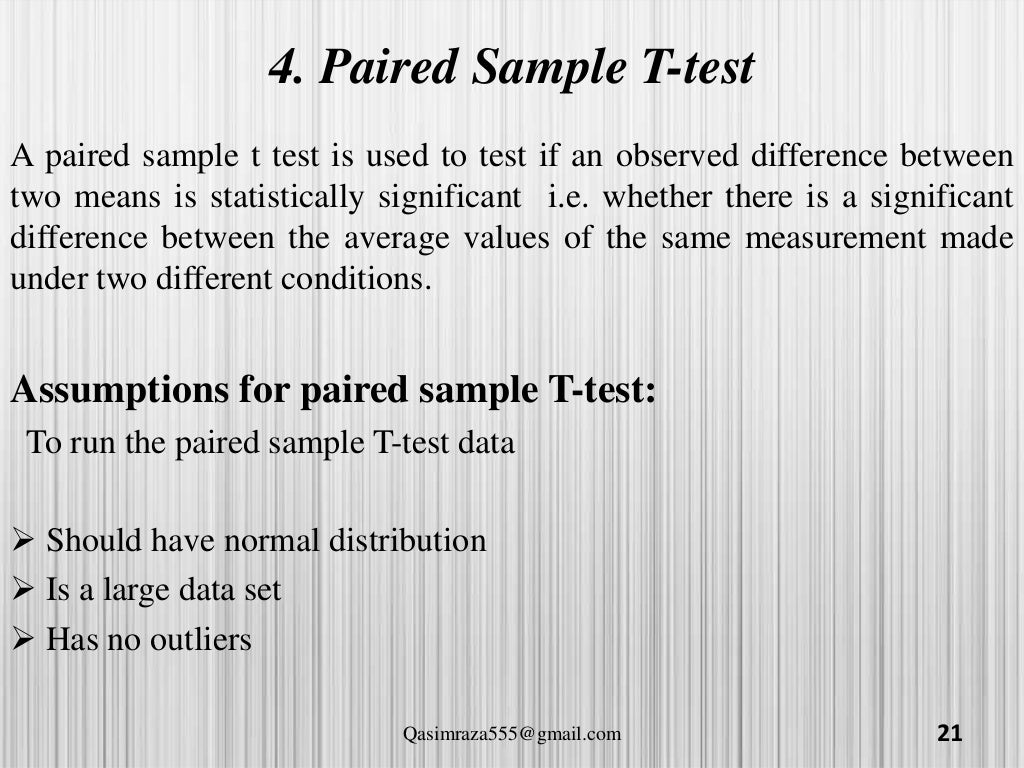 T Test Independant Sample Paired Sample And Anova T Test Independant Sample Paired Sample And Anova