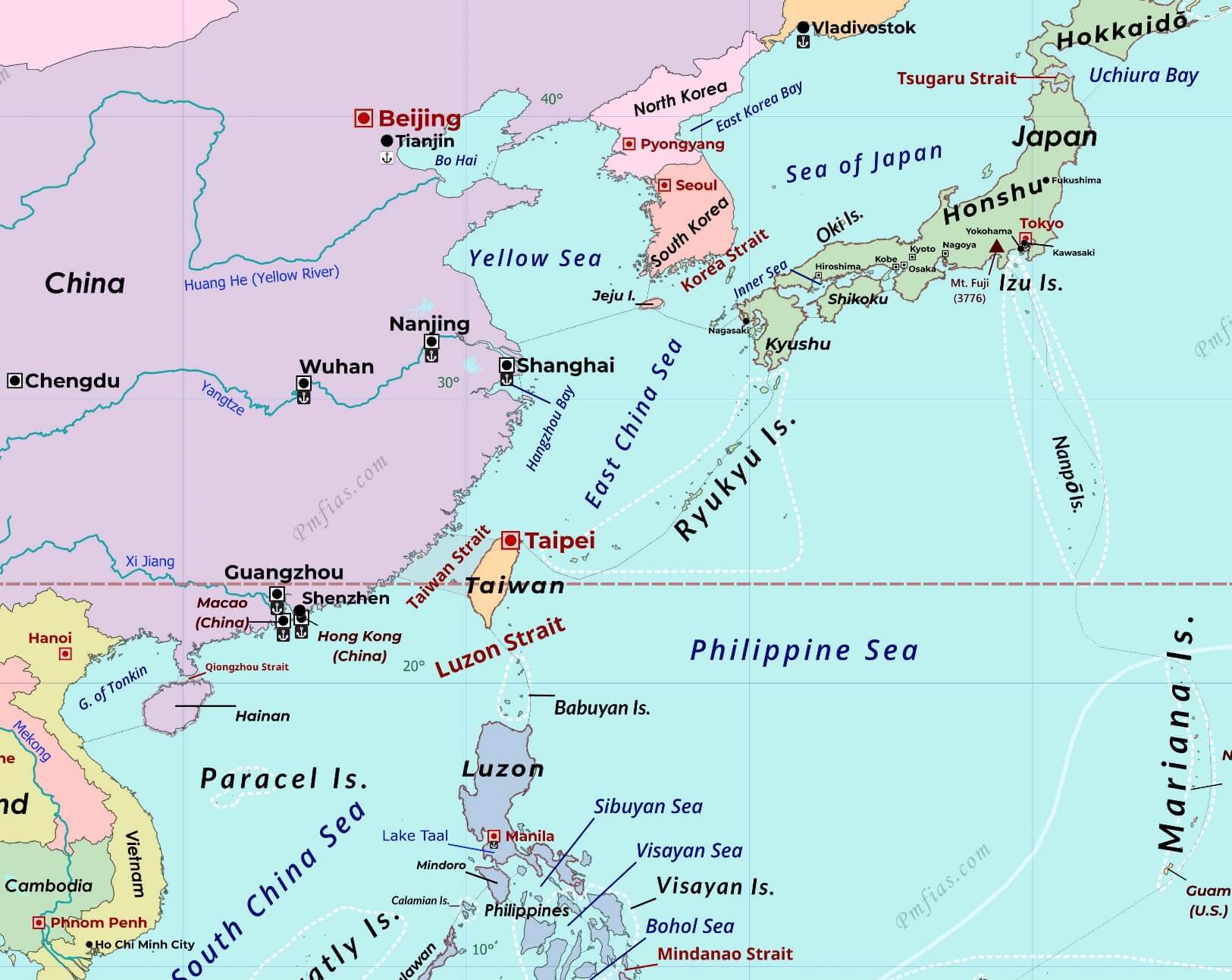 Water Depth Map In The Bohai And Yellow Seas Download Scientific Diagram Water Depth Map In The Bohai And Yellow Seas Download Scientific Diagram