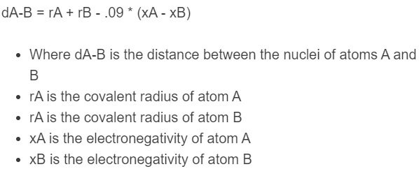 What Is Bond Length Measured In What Is Bond Length Measured In