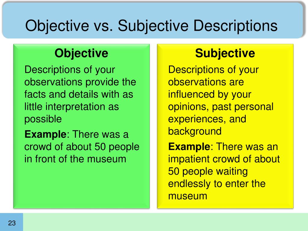 What Is The Difference Between A Subjective And Objec Vrogue Co What Is The Difference Between A Subjective And Objec Vrogue Co